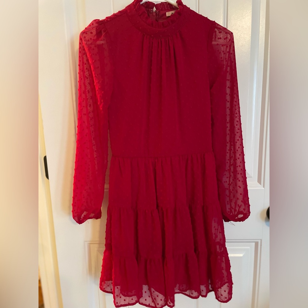 Charming Red Kids Dress